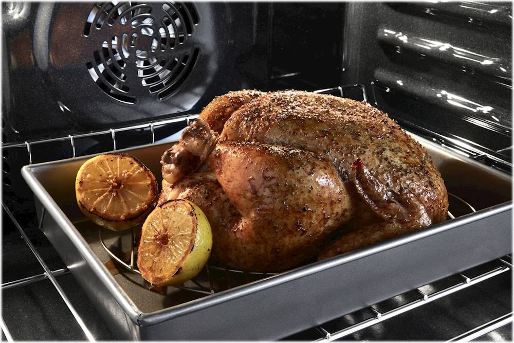 Alt View 13. Whirlpool - 30" Built-In Electric Convection Double Wall Oven with Air Fry when Connected - Black Stainless Steel.