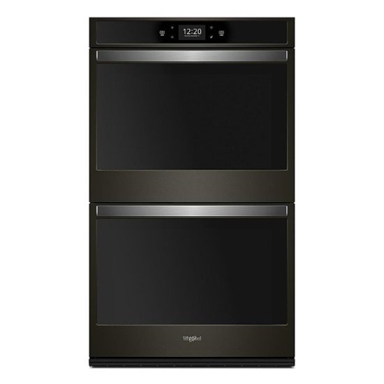 Whirlpool – 27″ Built-In Double Electric Convection Wall Oven – Black stainless steel