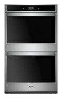 Whirlpool - 27" Built-In Electric Convection Double Wall Oven with Air Fry when Connected - Stainless Steel - Front_Zoom