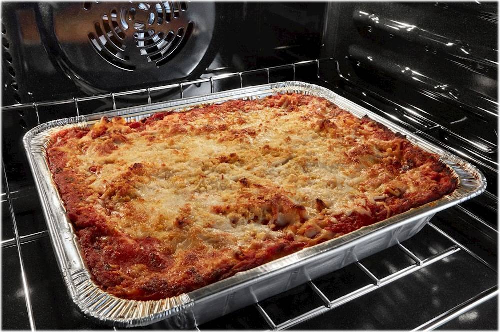 Alt View 14. Whirlpool - 27" Double Electric Convection Wall Oven with Built-In Microwave - Black Stainless Steel.