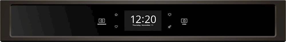 Alt View 2. Whirlpool - 27" Double Electric Convection Wall Oven with Built-In Microwave - Black Stainless Steel.