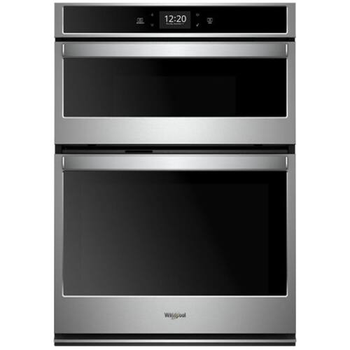 Whirlpool 27 Double Electric Convection Wall Oven With Built In Microwave Stainless Steel Woc75ec7hs Best Buy