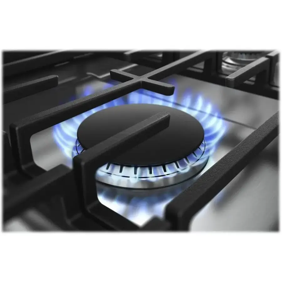 Alt View 13. Whirlpool - 36" Gas Cooktop - Stainless Steel.