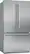 Angle. Bosch - 800 Series 20.7 Cu. Ft. Bottom-Freezer Counter-Depth Refrigerator - Stainless steel.