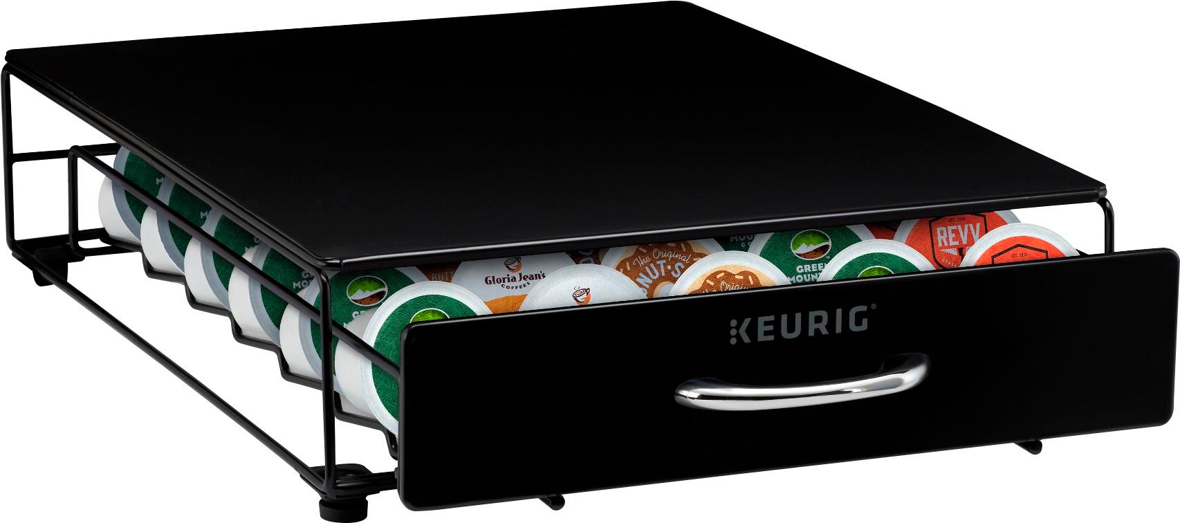 Angle View: Keurig - 35 K-Cup Coffee Pods Drawer Storage - Black