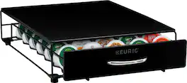 Keurig - 35 K-Cup Coffee Pods Drawer Storage - Black