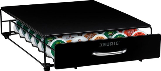 Angle Zoom. Keurig - 35 K-Cup Coffee Pods Drawer Storage - Black.