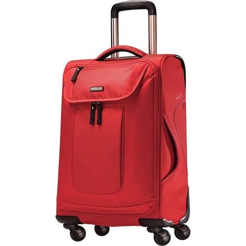 Front Standard. Samsonite - Travel/Luggage Case (Rolling Tote) for Notebook, Travel Essential - Red.