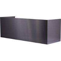 Dacor - Modernist Duct Cover - Graphite Stainless Steel - Front_Zoom
