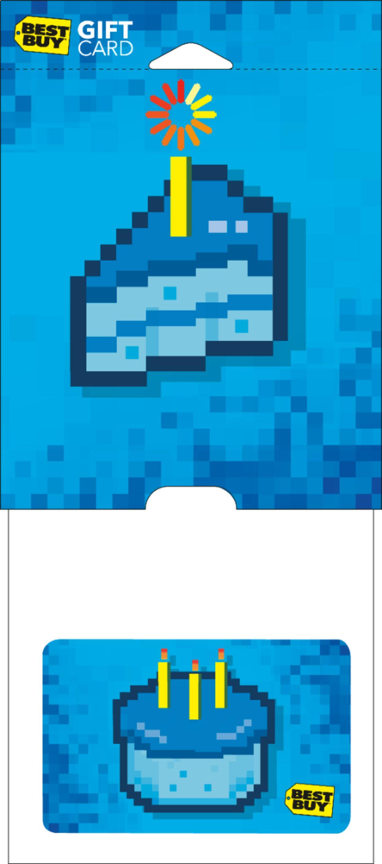 Front. Best Buy® - $75 Birthday Cake Gift Card.