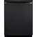 Front. GE - Profile™ Series 24" Top Control Tall Tub Built-In Dishwasher - Black Slate.