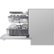 Alt View Zoom 12. LG - 24" Top Control Smart Wi-Fi Dishwasher - QuadWash - TrueSteam - Steel Tub with Light - Stainless steel.