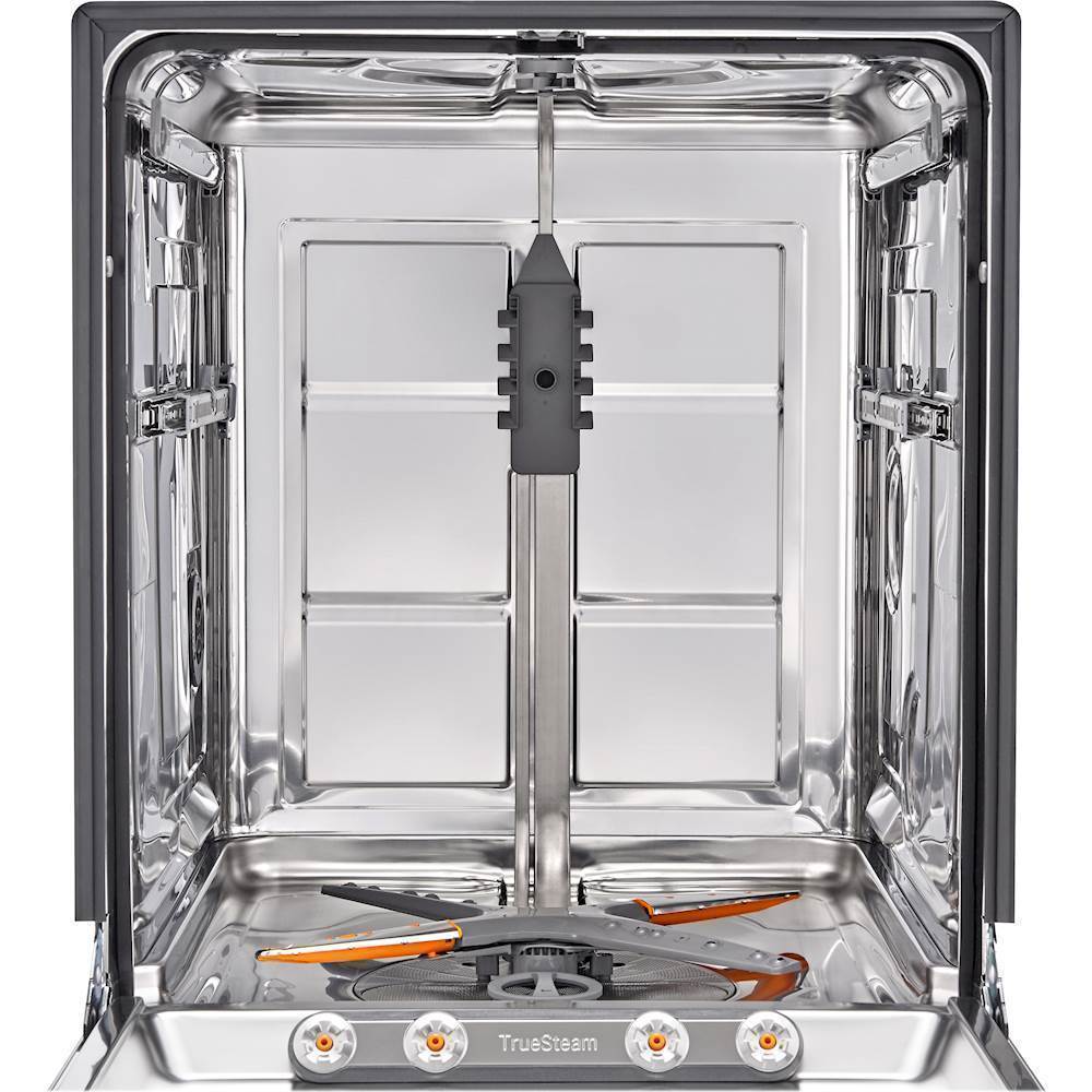 Alt View 20. LG - 24" Top Control Smart Built-In Stainless Steel Tub Dishwasher with 3rd Rack, TrueSteam, and 42 dba - PrintProof Black Stainless Steel.