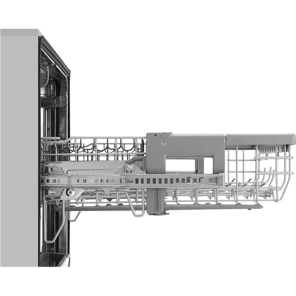 Alt View 22. LG - 24" Top Control Smart Built-In Stainless Steel Tub Dishwasher with 3rd Rack, TrueSteam, and 42 dba - PrintProof Black Stainless Steel.