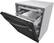 Alt View 12. LG - 24" Top Control Smart Built-In Stainless Steel Tub Dishwasher with 3rd Rack, TrueSteam, and 42 dba - Matte Black Stainless Steel.