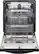 Alt View 13. LG - 24" Top Control Smart Built-In Stainless Steel Tub Dishwasher with 3rd Rack, TrueSteam, and 42 dba - Matte Black Stainless Steel.