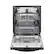 Alt View 2. LG - 24" Top Control Smart Built-In Stainless Steel Tub Dishwasher with 3rd Rack, TrueSteam, and 42 dba - Matte Black Stainless Steel.