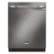 Front Zoom. LG - STUDIO 24" Top Control Smart Wi-Fi Dishwasher - QuadWash - TrueSteam -Steel Tub with Light - Black stainless steel.