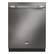 Front. LG - STUDIO 24" Top Control Smart Wi-Fi Dishwasher - QuadWash - TrueSteam -Steel Tub with Light - Black Stainless Steel.