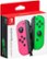 Front Zoom. Joy-Con (L/R) Wireless Controllers for Nintendo Switch - Neon Pink/Neon Green.