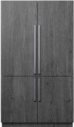Dacor - 23.5 Cu. Ft. Side-by-Side Built-In Refrigerator - Gray - Front_Standard