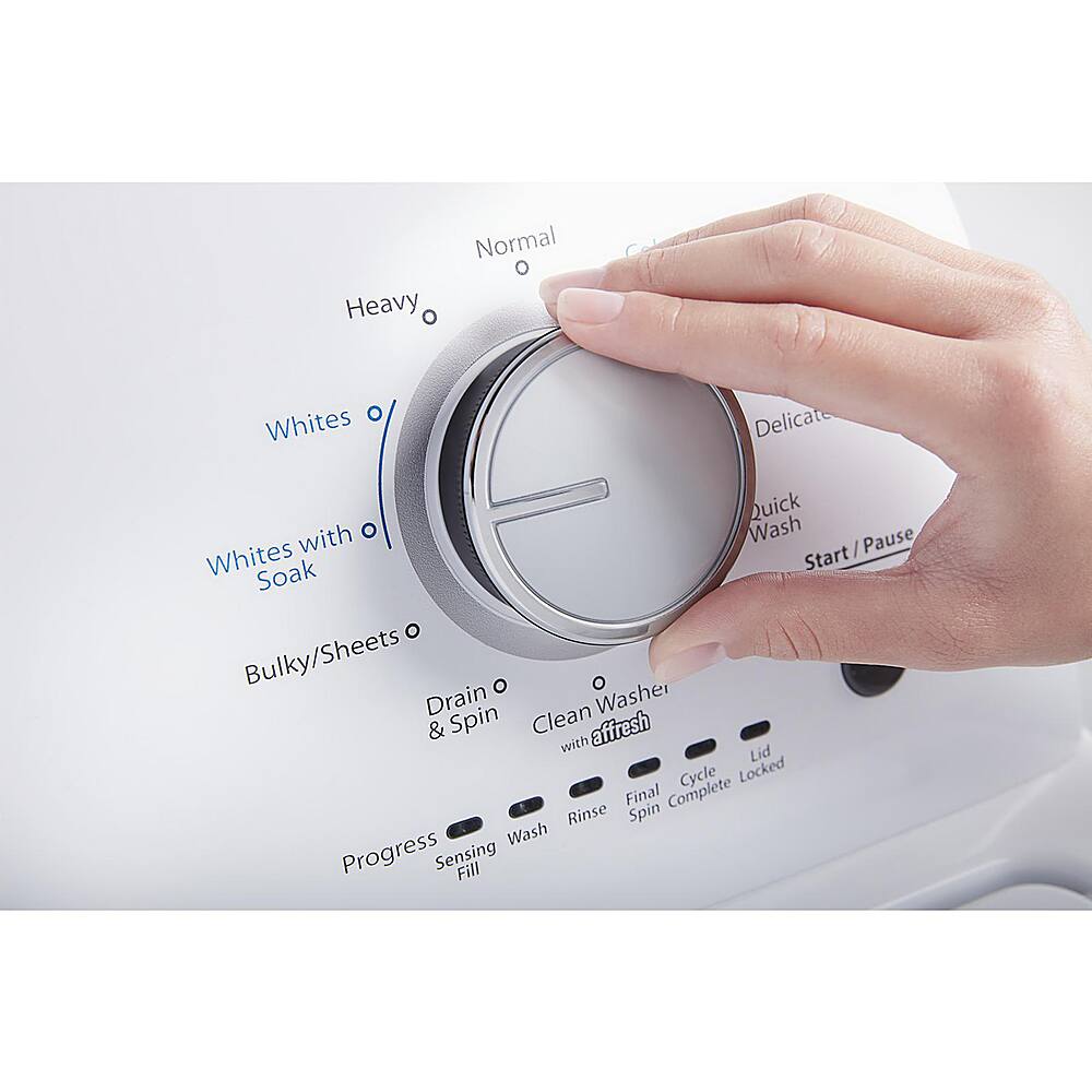 Alt View 14. Whirlpool - 3.9 Cu. Ft. 12-Cycle Top-Loading Washer - White.