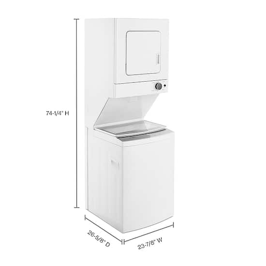 Whirlpool 1.6 Cu. Ft. Top Load Washer and 3.4 Cu. Ft. Electric