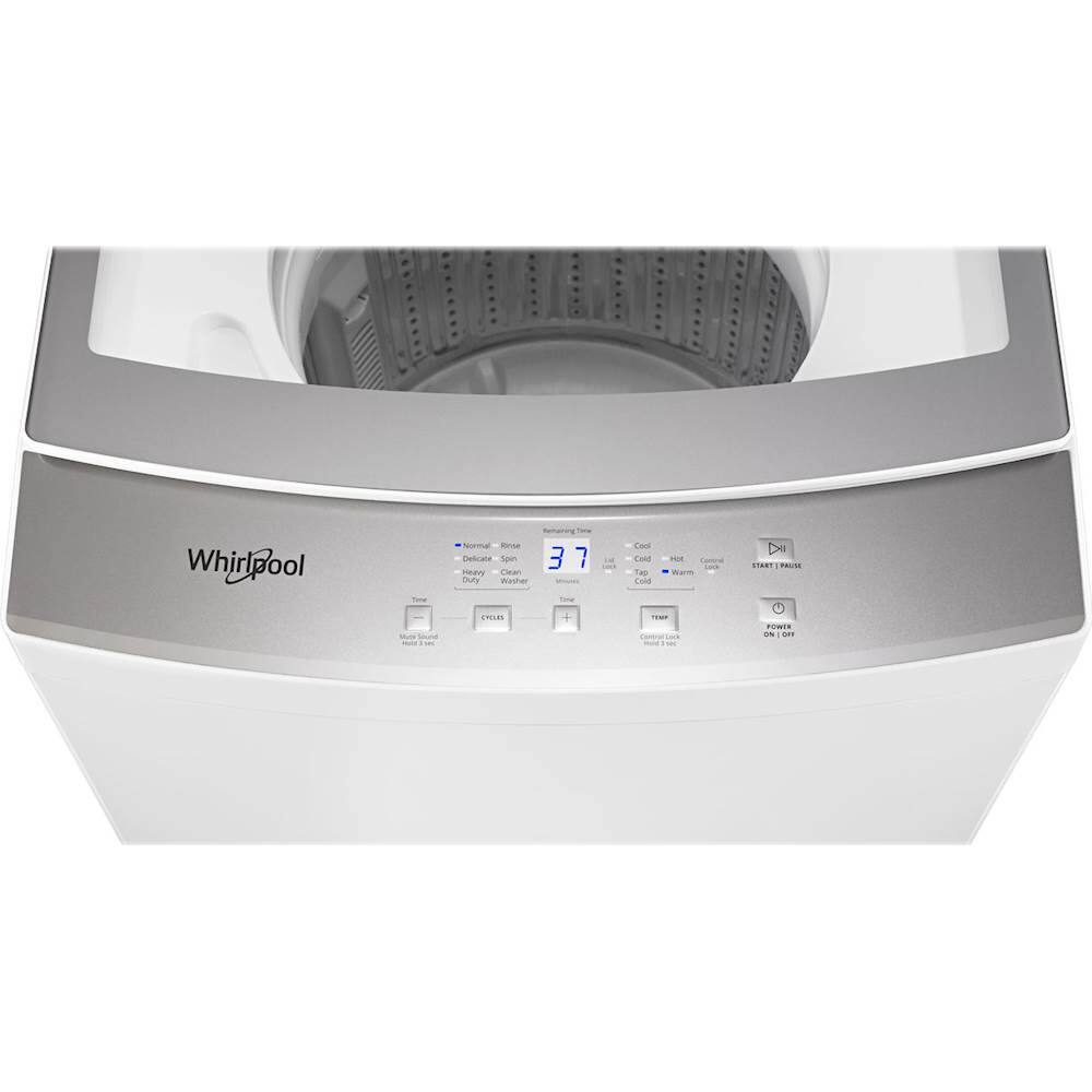 Alt View 13. Whirlpool - 1.6 Cu. Ft. Top Load Washer and 3.4 Cu. Ft. Electric Dryer with Smooth Wave Stainless Steel Wash Basket - White.