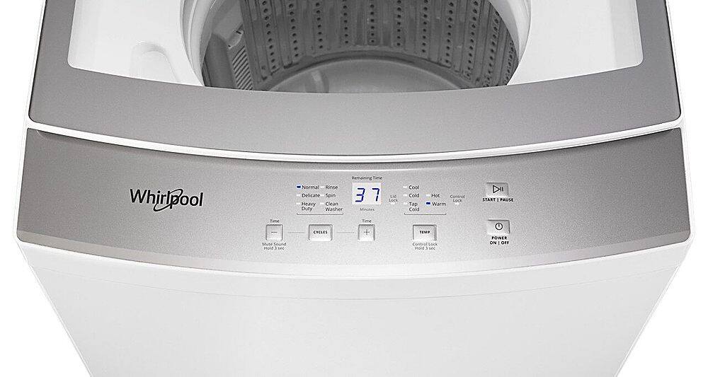 Alt View 15. Whirlpool - 1.6 Cu. Ft. Top Load Washer and 3.4 Cu. Ft. Electric Dryer with Smooth Wave Stainless Steel Wash Basket - White.