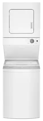 Whirlpool - 1.6 Cu. Ft. Top Load Washer and 3.4 Cu. Ft. Electric Dryer with Smooth Wave Stainless Steel Wash Basket - White