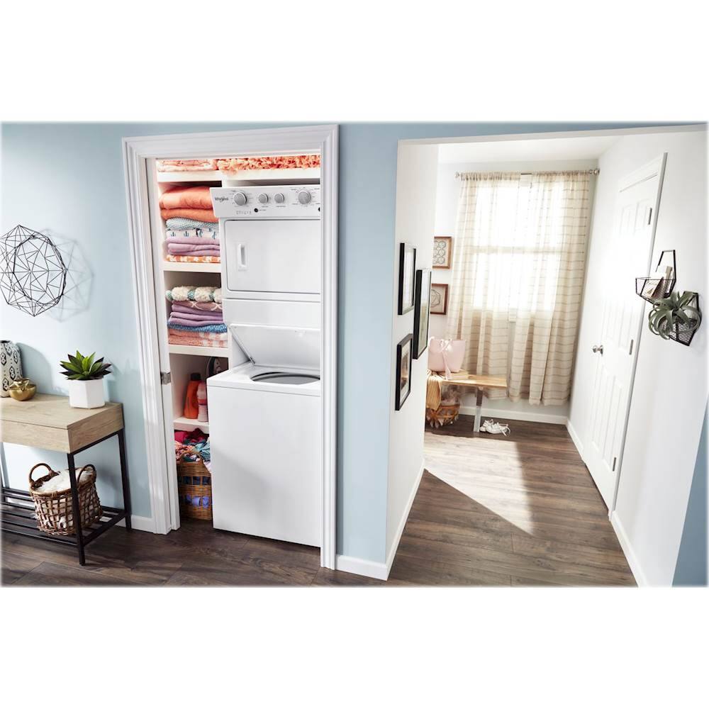 Alt View 23. Whirlpool - 3.5 Cu. Ft. Top Load Washer and 5.9 Cu. Ft. Electric Dryer with Dual Action Agitator - White.