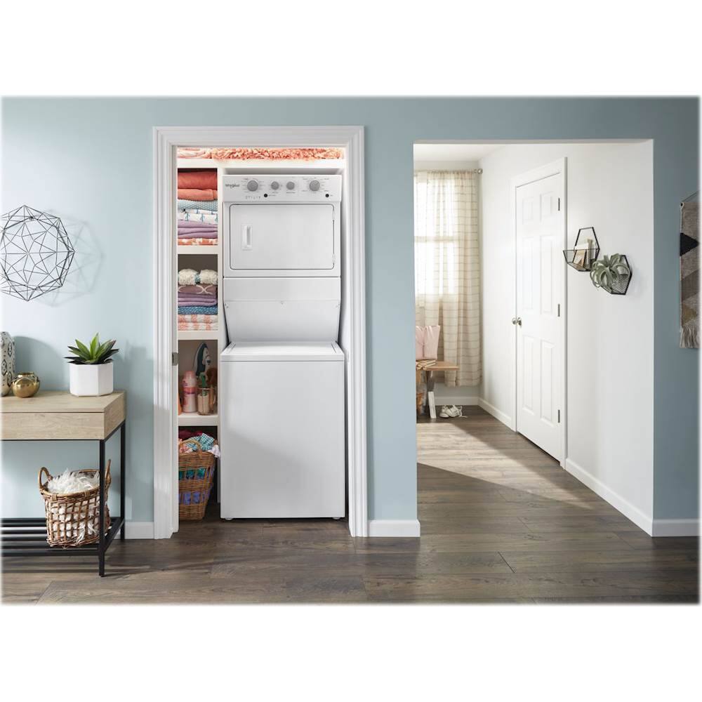 Alt View 21. Whirlpool - 3.5 Cu. Ft. Top Load Washer and 5.9 Cu. Ft. Electric Dryer with Dual Action Agitator - White.