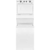 Whirlpool - 3.5 Cu. Ft. Top Load Washer and 5.9 Cu. Ft. Gas Dryer with Dual Action Agitator - White - Front_Zoom