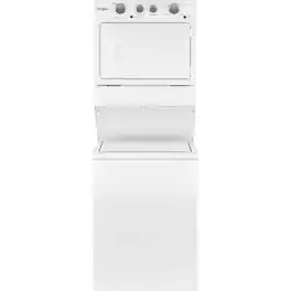 Whirlpool - 3.5 Cu. Ft. Top Load Washer and 5.9 Cu. Ft. Electric Dryer with Dual Action Agitator - White