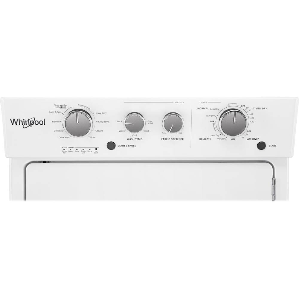 Best Buy: Whirlpool 4.3 Cu. Ft. Electric Dryer with Energy-Efficient Small  Space Dryer Technology White WCD3090JW