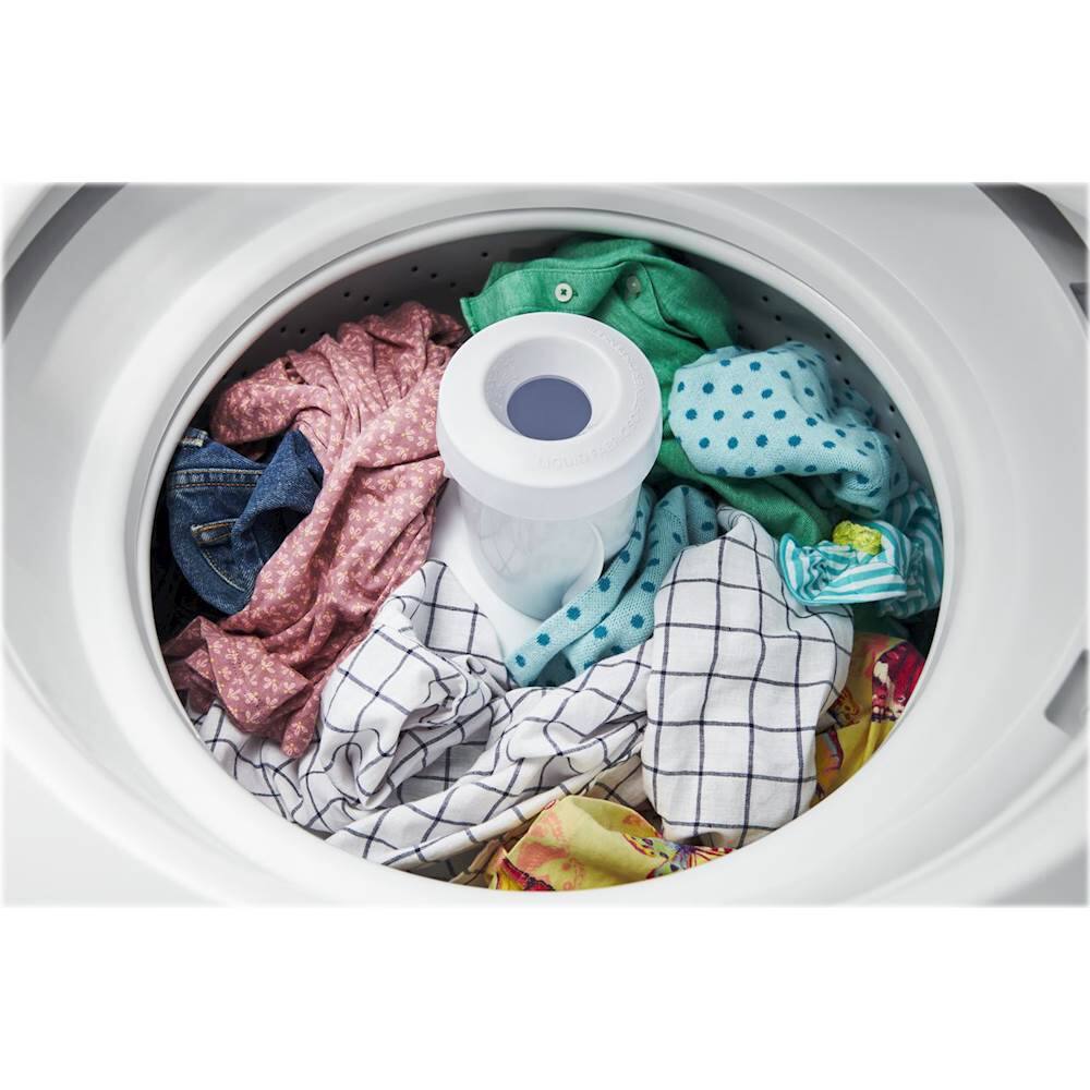 Alt View 20. Whirlpool - 3.5 Cu. Ft. Top Load Washer and 5.9 Cu. Ft. Electric Dryer with Dual Action Agitator - White.