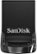 Front. SanDisk - Ultra Fit 256GB USB 3.1 Flash Drive - Black.