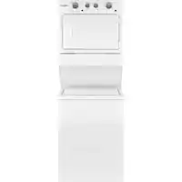 Whirlpool - 3.5 Cu. Ft. Top Load Washer and 5.9 Cu. Ft. Gas Dryer Laundry Center with Dual-Action Agitator - White - Front_Zoom