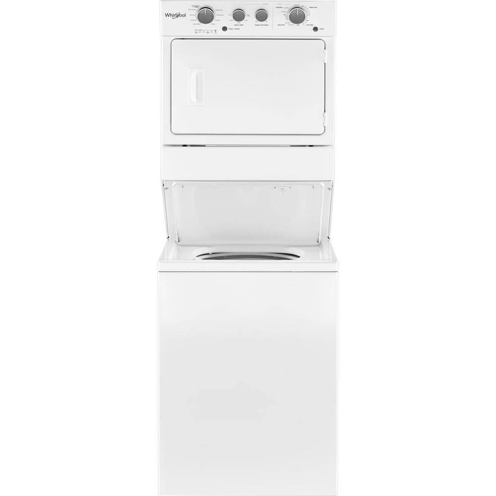 Alt View 11. Whirlpool - 3.5 Cu. Ft. Top Load Washer and 5.9 Cu. Ft. Gas Dryer Laundry Center with Dual-Action Agitator - White.