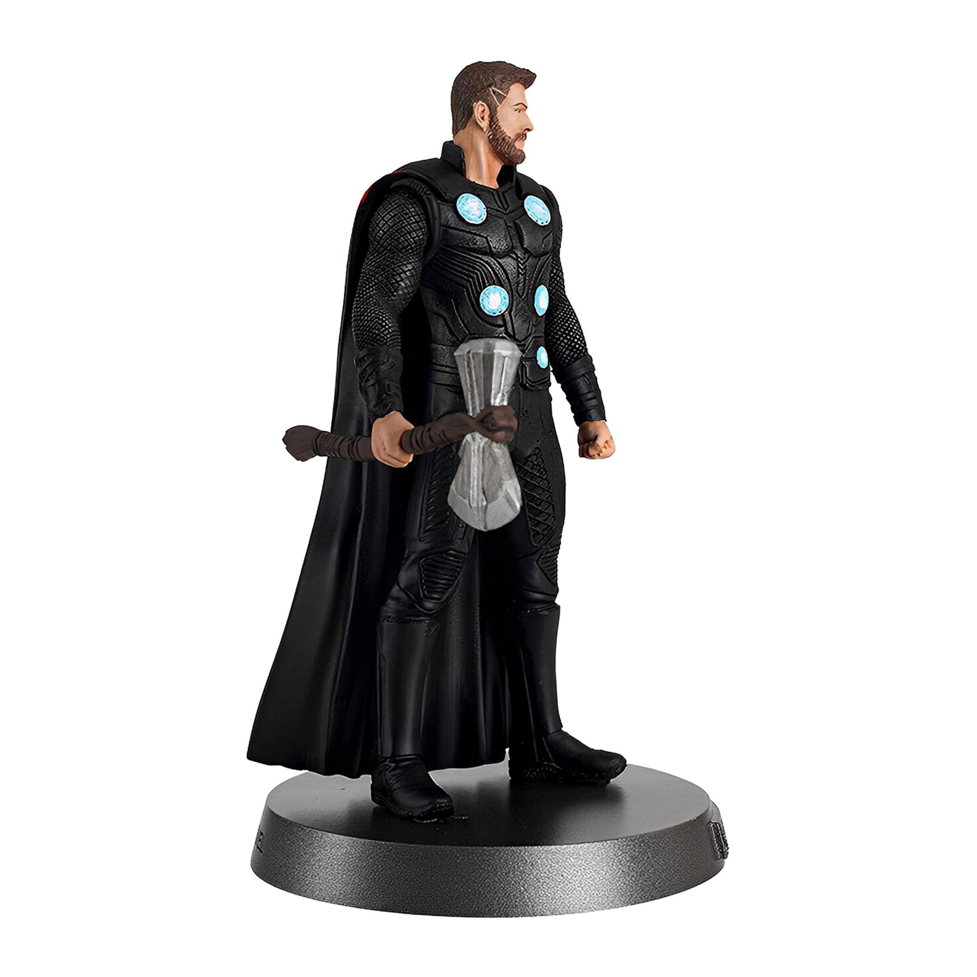Alt View 10. Marvel - Eaglemoss Marvel Heavyweights 1:18 Scale Metal Statue | 012 Thor - Black.