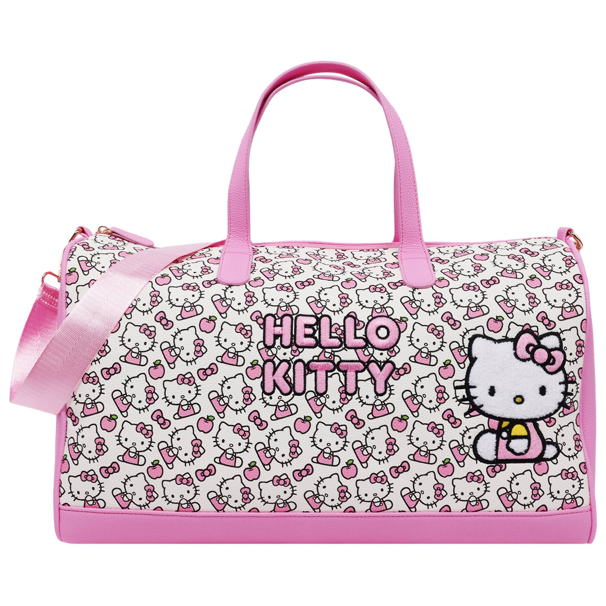 Ful - Sanrio Hello Kitty Pink & White Weekender Duffel Bag - Red