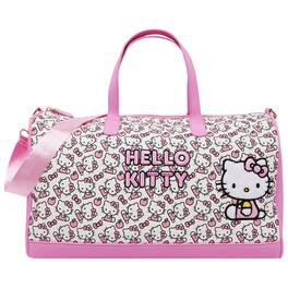 Ful - Sanrio Hello Kitty Pink & White Weekender Duffel Bag - Red