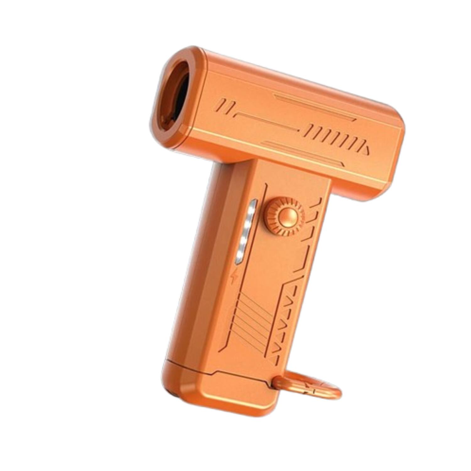 Front. Home Collection - 130,000RPM Mini Turbo Blower Fan Rechargeable - Orange.