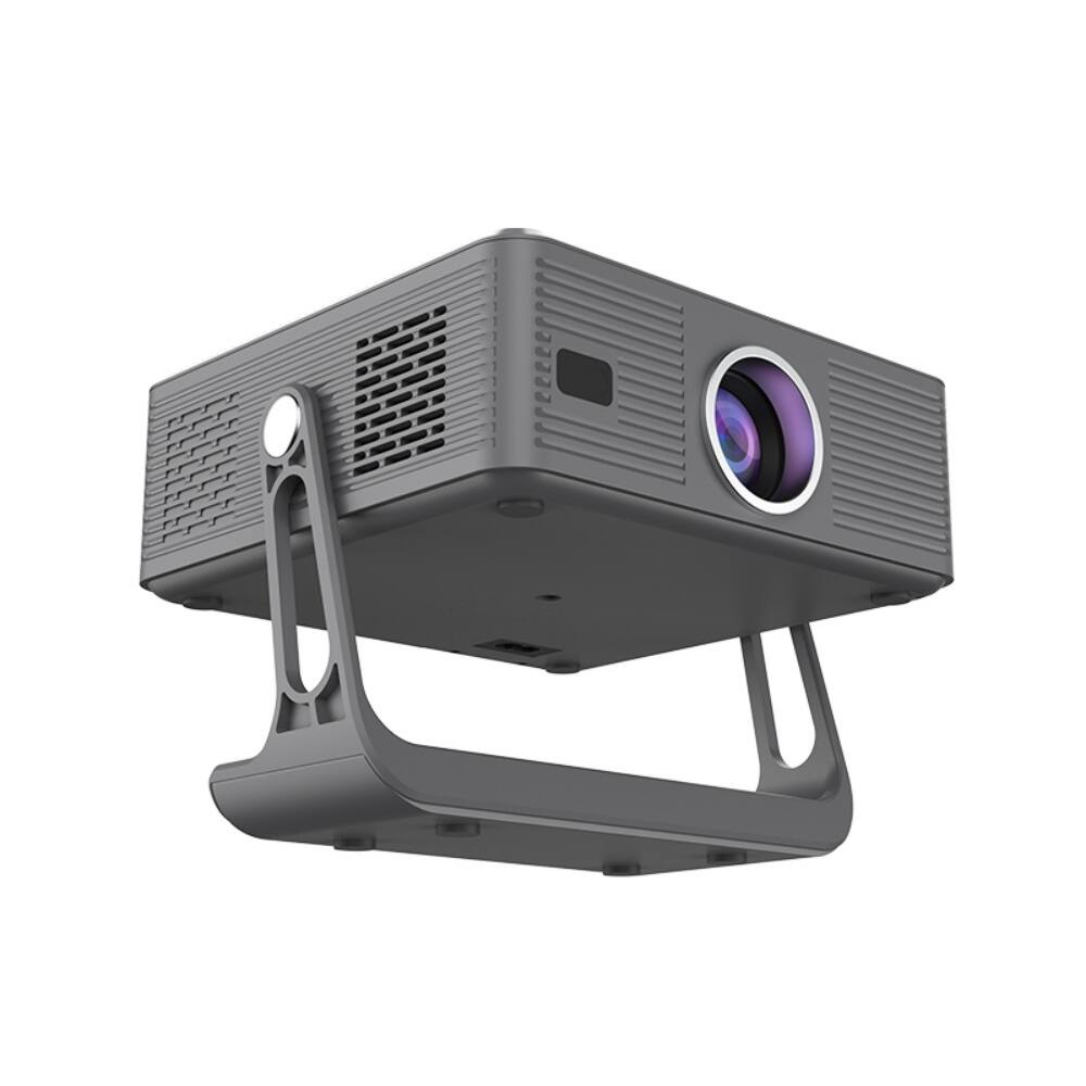 Phivve - 6700LM Native 1080P Projector with 4K Support 150" Display, Full HD, iOS/Android/Windows, WiFi & Bluetooth - Gray