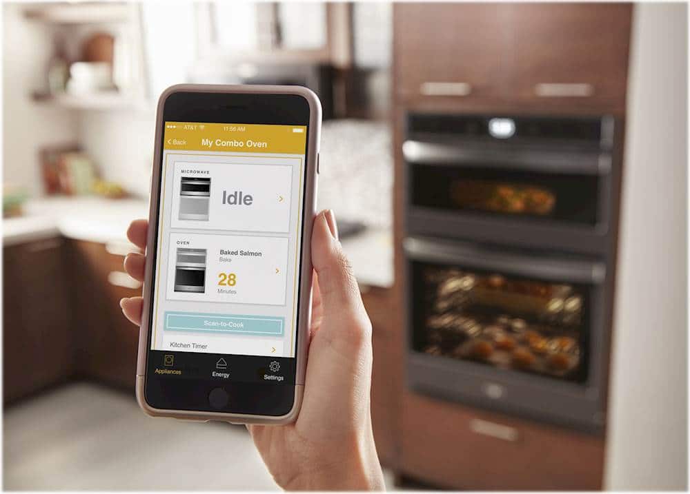 Alt View 18. Whirlpool - 30" Built-In Electric Single Convection Wall Oven with Microwave with Air Fry when Connected - Black Stainless Steel.