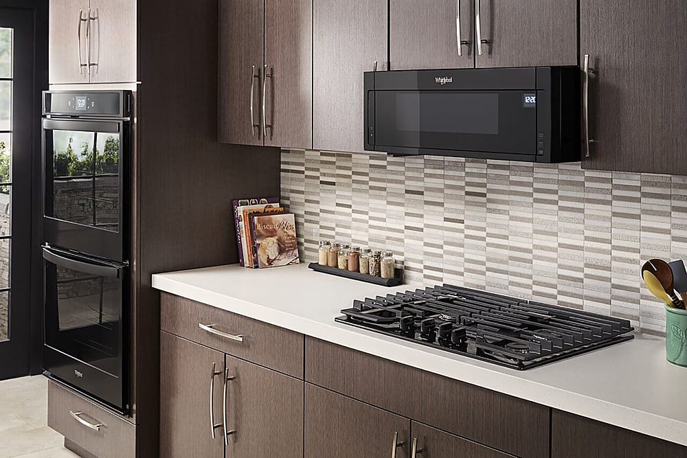 Alt View 16. Whirlpool - 30" Gas Cooktop - Black.