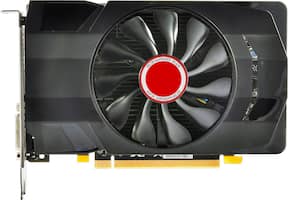 XFX - AMD Radeon RX 560 4GB GDDR5 PCI Express 3.0 Graphics Card - Black - Front_Zoom