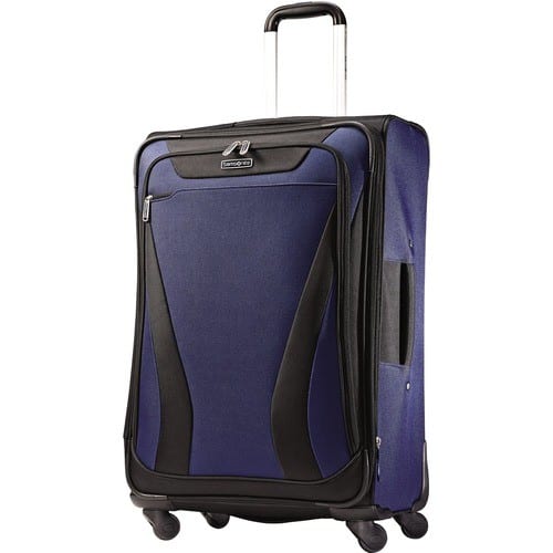 Front Standard. Samsonite - Aspire Travel/Luggage Case (Roller) for Travel Essential - Midnight Blue.
