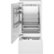 Front. Bertazzoni - Heritage Series 17.7 Cu. Ft. Bottom-Freezer Built-In Refrigerator - White.