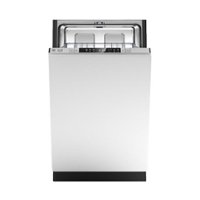 Bertazzoni - 18" Front Control Built-In Dishwasher with Stainless Steel Tub - Stainless steel - Front_Zoom